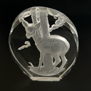Crystal Glass Etching created by Philip Nathan of West Germany